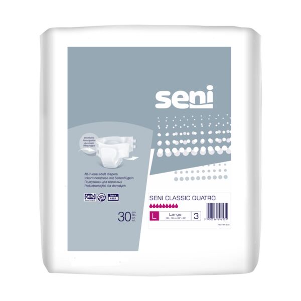 Seni Classic Quatro Inkontinenční plenkové kalhotky L 30 ks