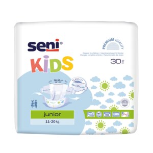 Seni Kids Junior Inkontinenční plenkové kalhotky 11-25 kg 30 ks