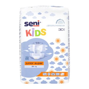Seni Kids Junior Super Inkontinenční plenkové kalhotky 20+ kg 30 ks