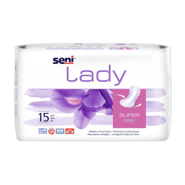 Seni Lady Super Inkontinenční vložky 15 ks