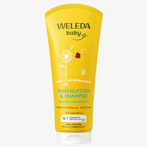 Weleda Baby Měsíčkový mycí krém a šampon 200 ml Weleda Baby Měsíčkový mycí krém a šampon 200 ml