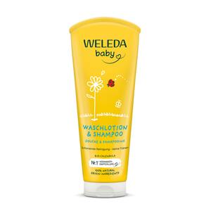 Weleda Baby Měsíčkový mycí krém a šampon 200 ml