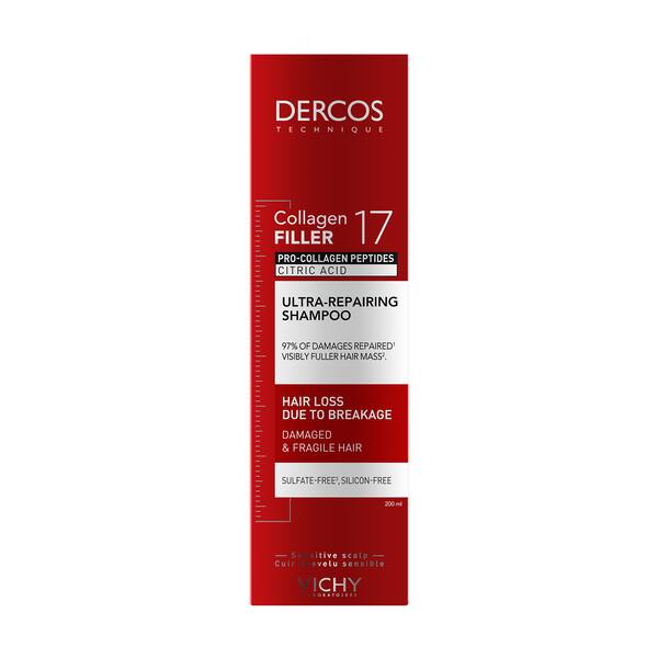 Vichy Dercos Collagen Filler 17 Šampon 200 ml Vichy Dercos Collagen Filler 17 Šampon 200 ml