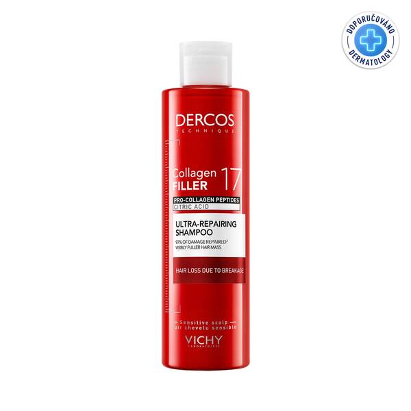 Vichy Dercos Collagen Filler 17 Šampon 200 ml Vichy Dercos Collagen Filler 17 Šampon 200 ml