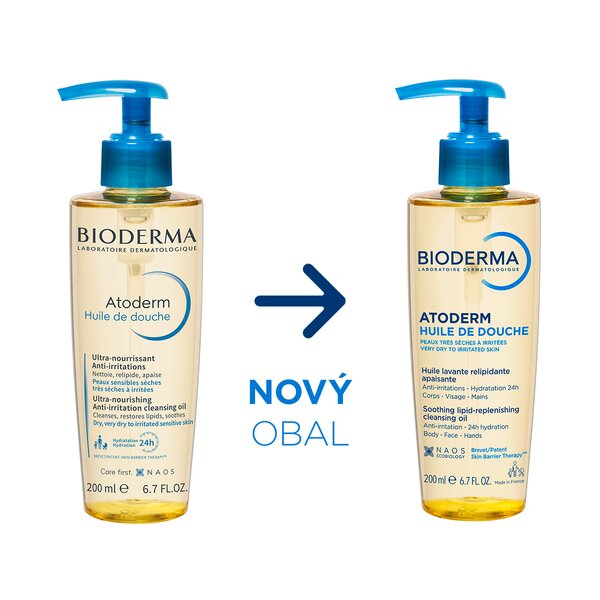 Bioderma Atoderm sprchový olej 200 ml