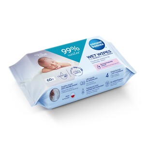 Canpol babies Dětské vlhčené ubrousky 99 % vody 60 ks
