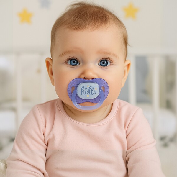 Canpol Babies Dudlík silikonový Nightglow 6-18m+ kluk 2 ks