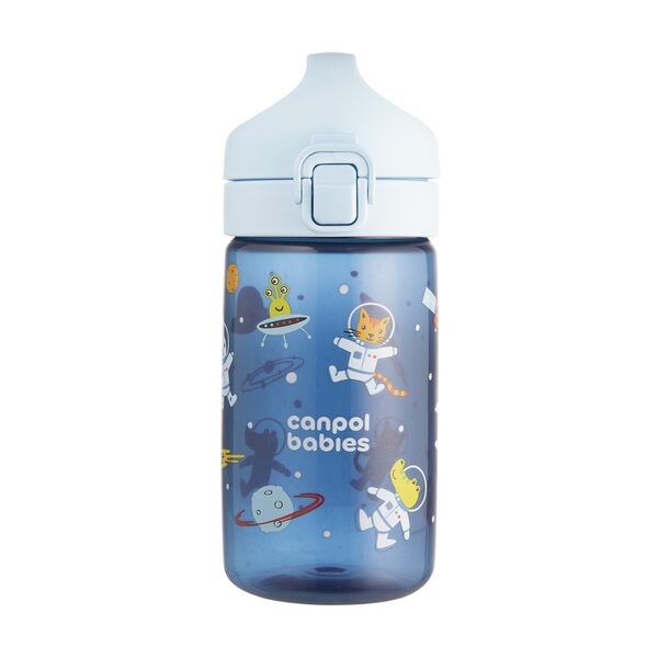 Canpol Babies Láhev pro děti Junior 400 ml modrá 1 ks