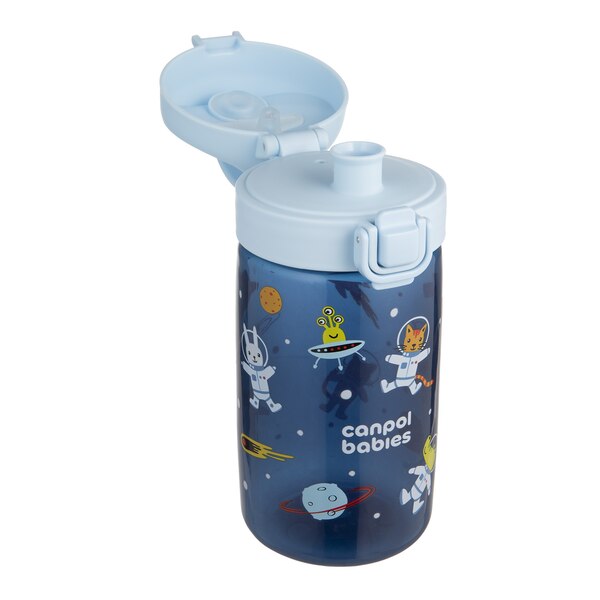 Canpol babies Lahev pro děti Junior 400 ml modrá 1 ks
