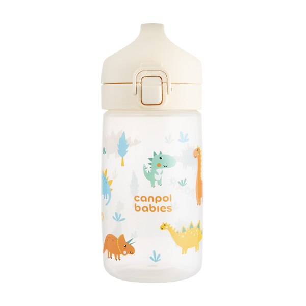 Canpol Babies Láhev pro děti Junior 400 ml krémová 1 ks
