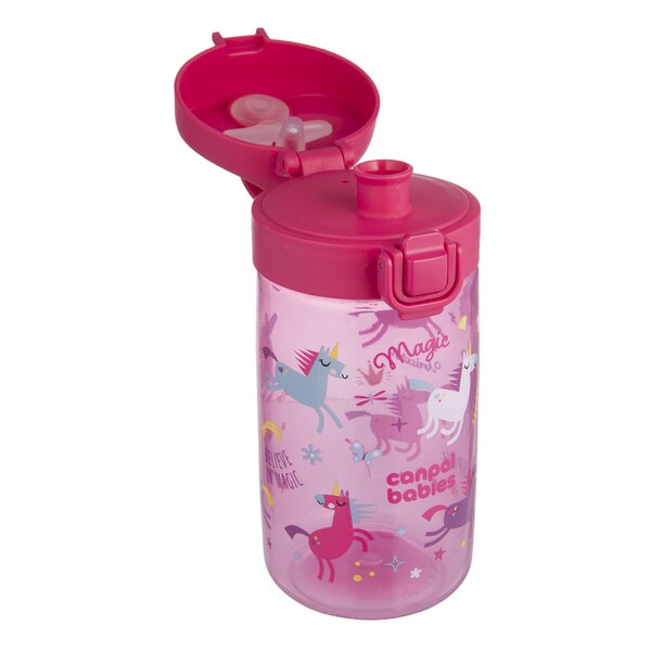 Canpol babies Lahev pro děti Junior 400 ml růžová 1 ks