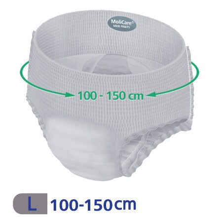 MoliCare Men Pants inkontinenční kalhotky 5 kapek L 7 ks