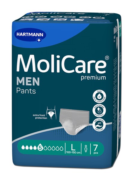MoliCare Men Pants inkontinenční kalhotky 5 kapek L 7 ks