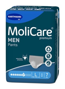 MoliCare Men Pants inkontinenční kalhotky 7 kapek L 7 ks MoliCare Men Pants inkontinenční kalhotky 7 kapek L 7 ks