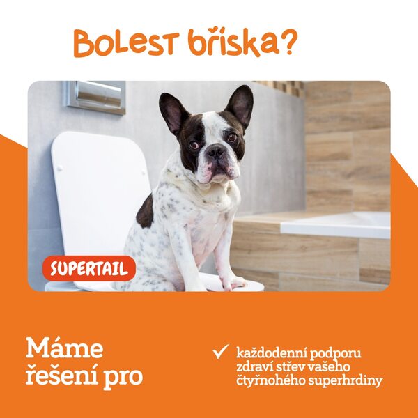 Supertail King of Poop probiotika pro psy 60 ks