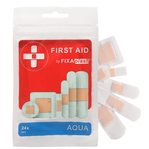 Fixaplast First Aid Aqua náplast Mix 24 ks