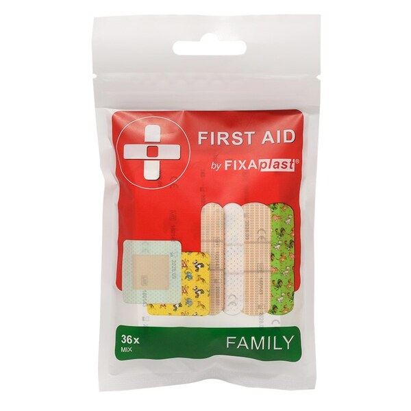 Fixaplast First Aid Family náplast Mix 36 ks