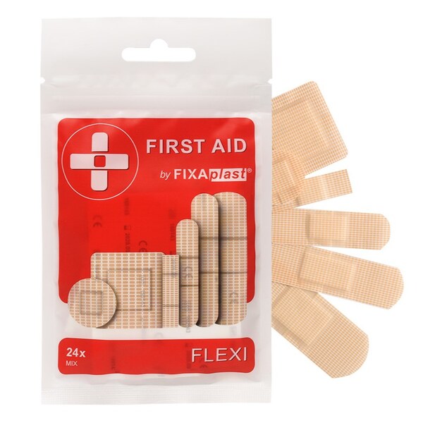 Fixaplast First Aid Flexi náplast Mix 24 ks