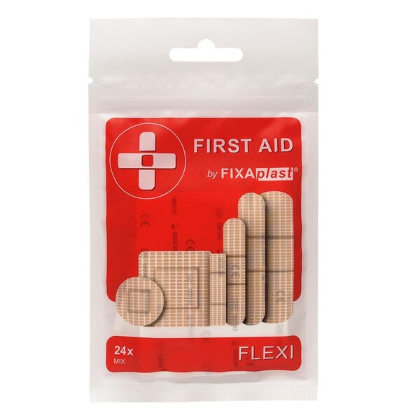 Fixaplast First Aid Flexi náplast Mix 24 ks