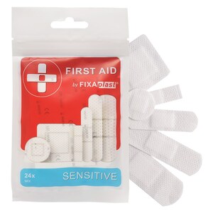 Fixaplast First Aid Sensitive náplast Mix 24 ks