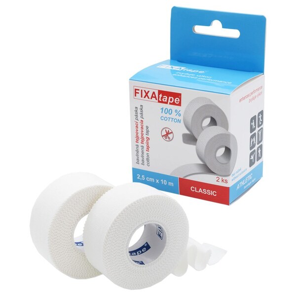 Fixatape Tejpovací páska Classic 2,5 cm x 10 m 2 ks