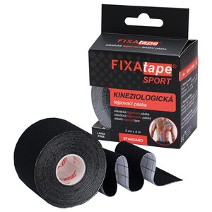 Fixatape Standard Sportovní tejpovací páska 5 cm x 5 m černá 1 ks Fixatape Standard Sportovní tejpovací páska 5 cm x 5 m černá 1 ks