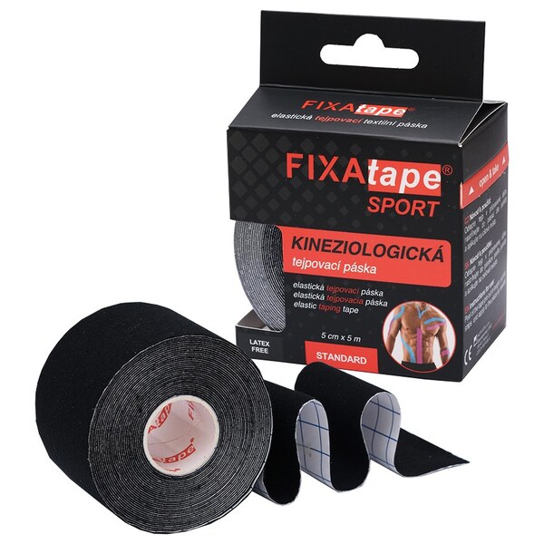 Fixatape Standard Sportovní tejpovací páska 5 cm x 5 m černá 1 ks
