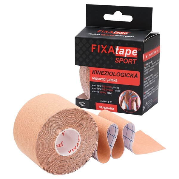 Fixatape Standard Sportovní tejpovací páska 5 cm x 5 m tělová 1 ks