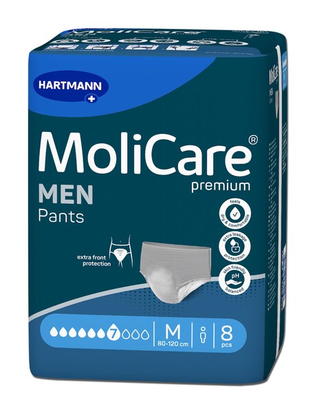 
MoliCare Men Pants inkontinenční kalhotky 7 kapek M 8 ks