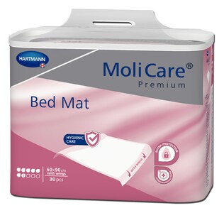 Molicare Bed Mat Inkontinenční podložky se záložkami 7 kapek 60x90 cm 30 ks 