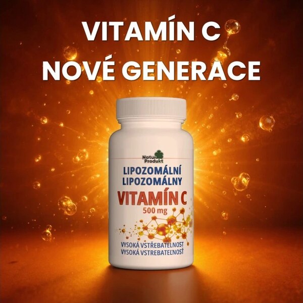 Naturprodukt Lipozomální vitamin C 500 mg 60 tobolek