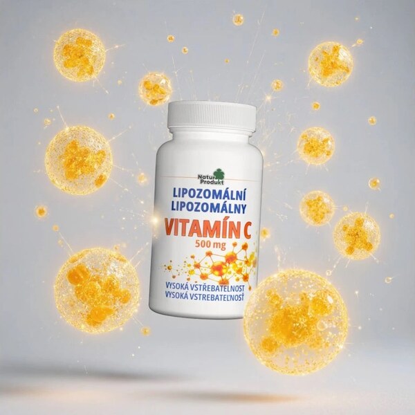 Naturprodukt Lipozomální vitamin C 500 mg 60 tobolek