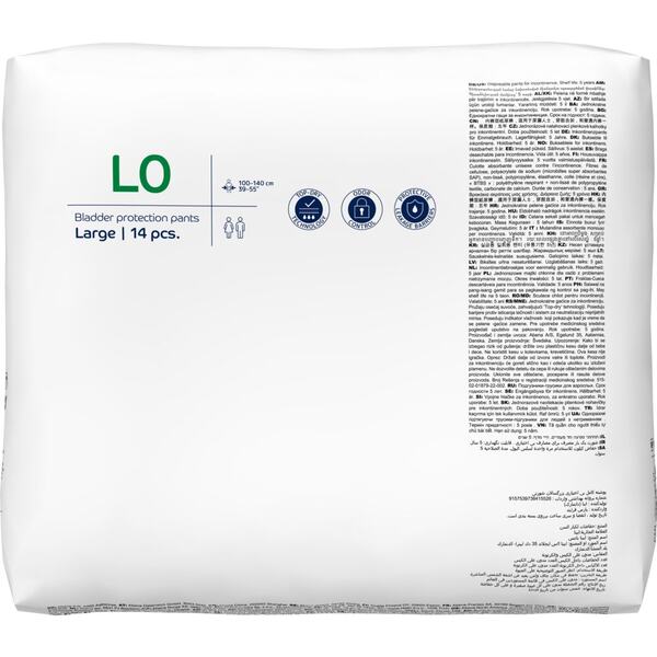 Abena Pants Basic Inkontinenční navlékací kalhotky L0. 14 ks