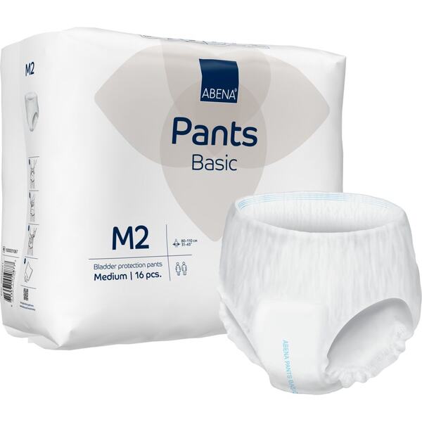 Abena Pants Basic Inkontinenční navlékací kalhotky M2. 16 ks