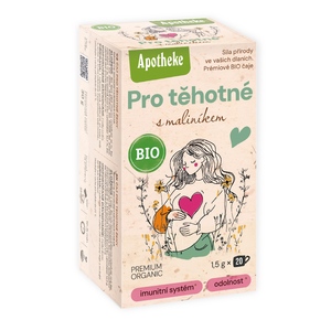Apotheke BIO Čaj pro těhotné s maliníkem 20x1,5 g Apotheke BIO Čaj pro těhotné s maliníkem 20x1,5 g