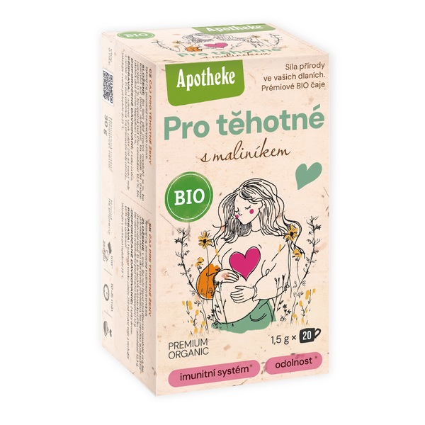 Apotheke BIO Čaj pro těhotné s maliníkem 20x1,5 g