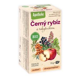 Apotheke BIO Černý rybíz s rakytníkem 20x1,5 g
