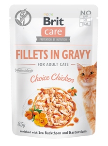 Brit Care Cat Fillets in Gravy with Choice Chicken 85 g 