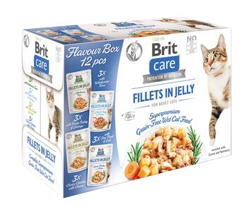 Brit Care Cat Fillets in Jelly Multipack 4x3x85 g