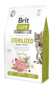 Brit Care Cat Sterilized Immunity Support Fresh Pork 2 kg