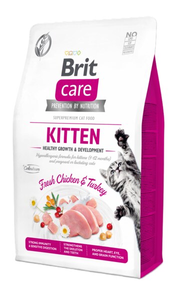 Brit Care Kitten Healthy Growth&Development Fresh Chicken&Turkey 2kg