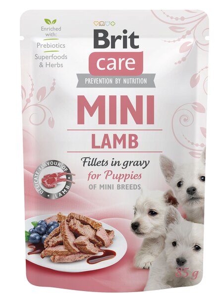 Brit Care Puppy Fillets in Gravy Mini Lamb 85 g Brit Care Puppy Fillets in Gravy Mini Lamb 85 g