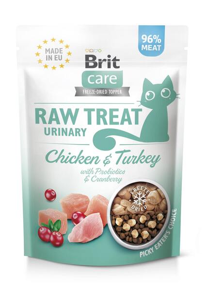 Brit Care Raw Treat Cat Urinary Chicken&Turkey 40 g