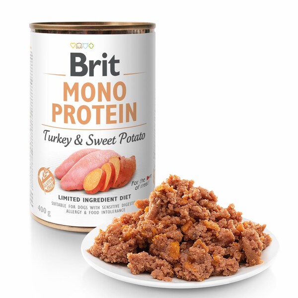 Brit Dog Mono Protein Turkey&Sweet potato 400 g