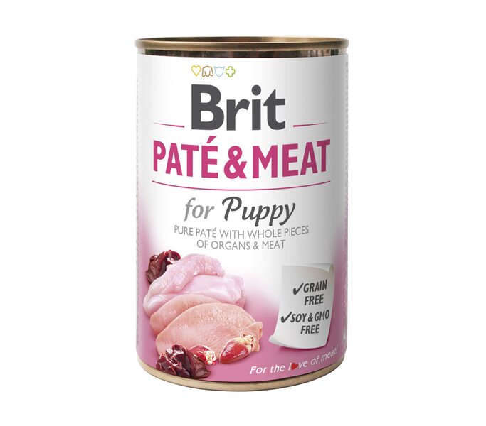 Brit  Dog Pate&Meat Puppy 400 g