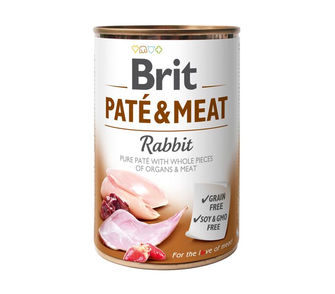 Brit  Dog Pate&Meat Rabbit 400 g