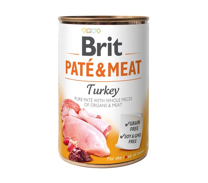 Brit  Dog Pate&Meat Turkey 400 g
