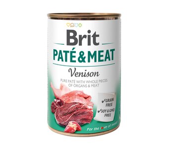 Brit  Dog Pate&Meat Venison 400 g