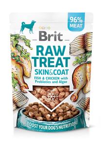 Brit Dog Raw Treat Skin&Coat Fish&Chicken 40 g