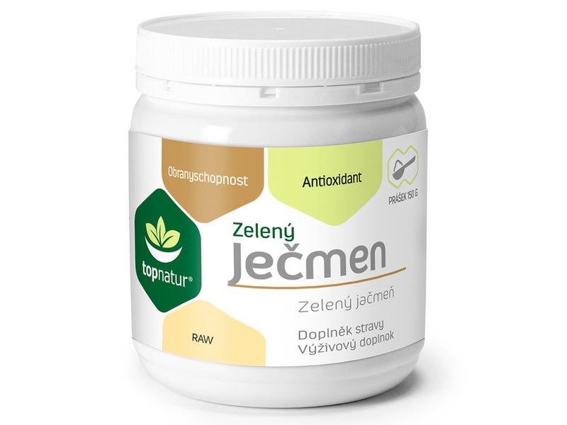 Topnatur Zelený ječmen prášek 150 g